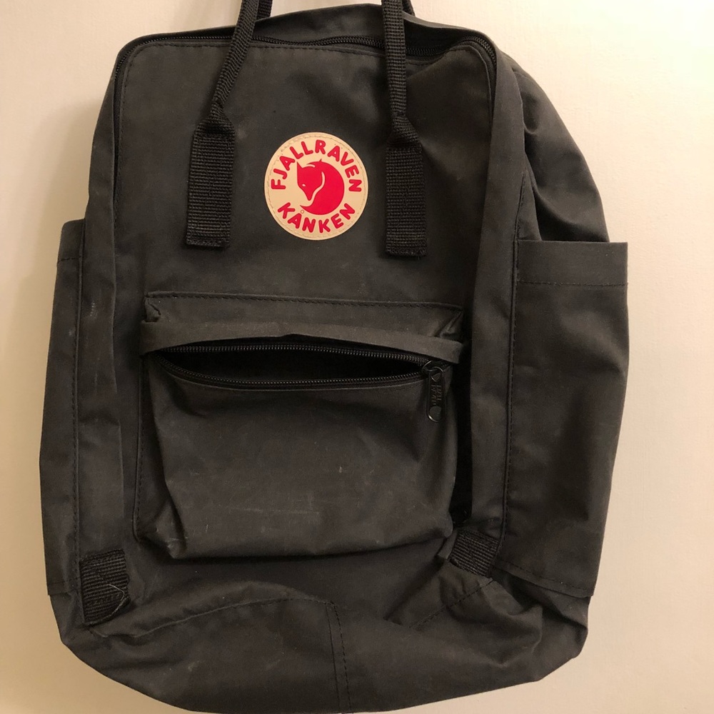 Fjallraven Kanken 15 inch laptop backpack (black)